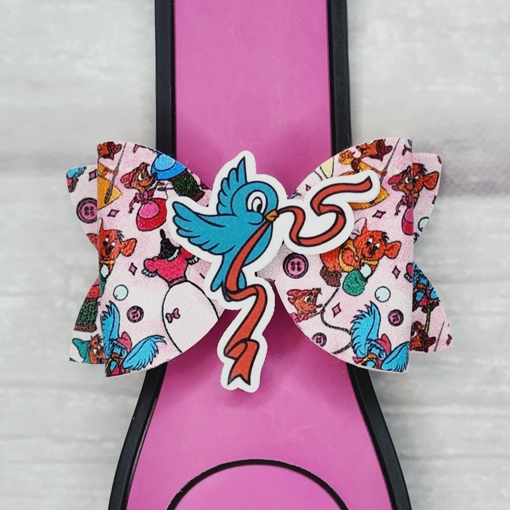 Cinderella Blue Bird Magic Band Bow